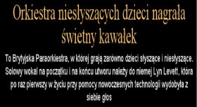 Orkiestra niesłyszących dzieci.  ''JPG.JPG